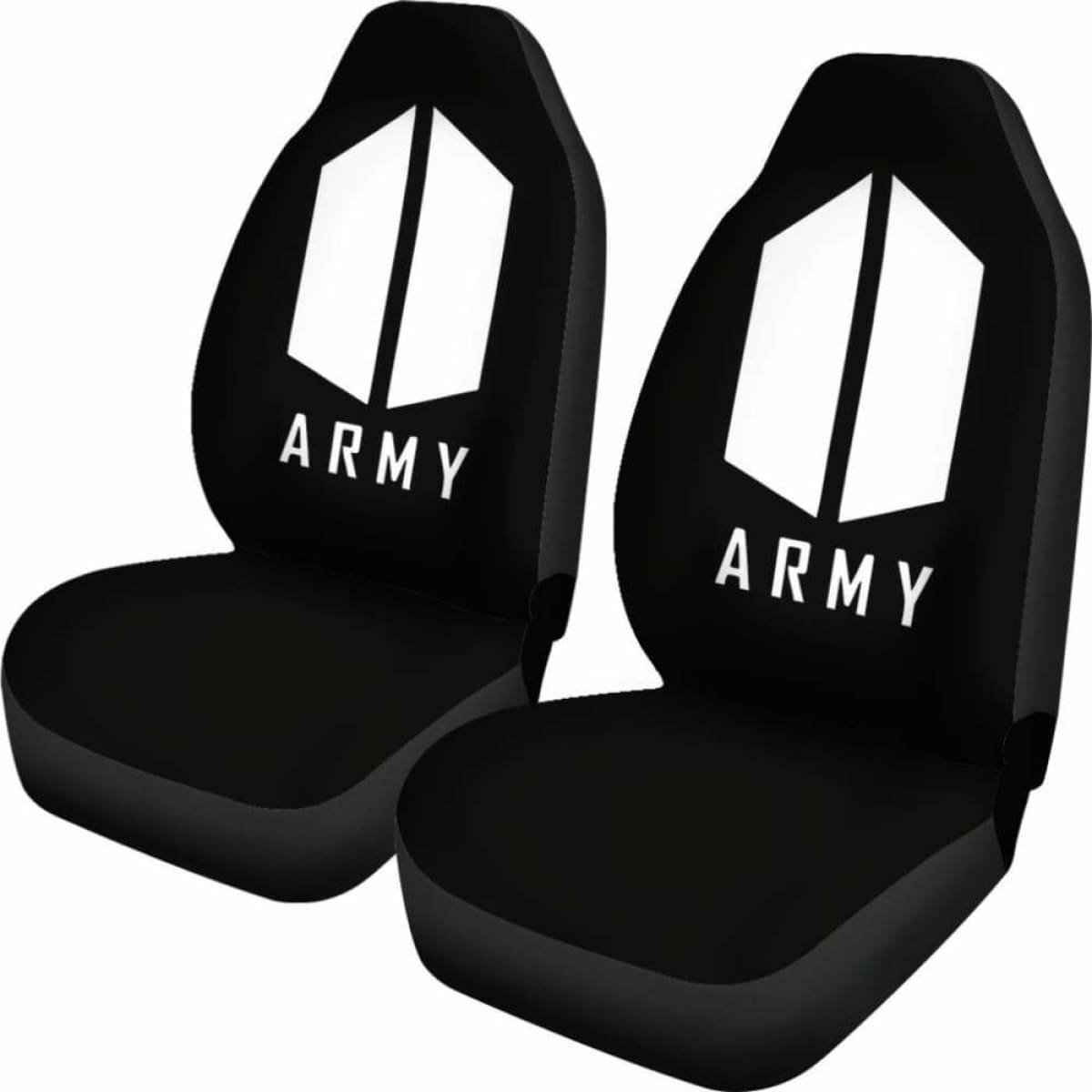 Army BTS Black Seat Covers 101719 Universal Fit