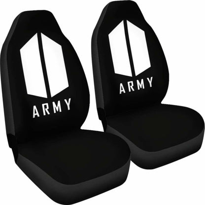 Army BTS Black Seat Covers 101719 Universal Fit