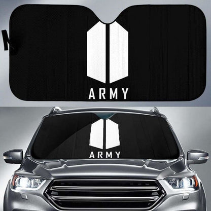 Army BTS Car Sun Shade 918b Universal Fit