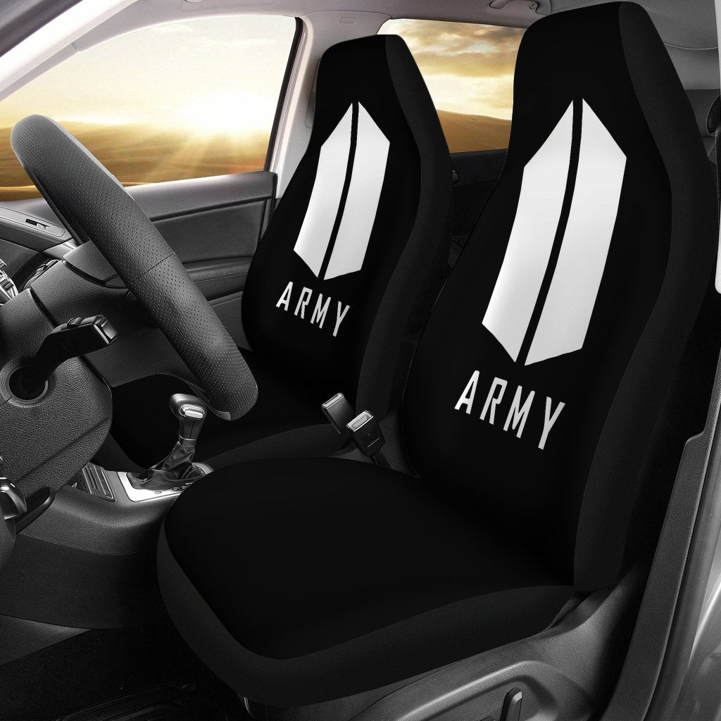 Army Bts Car Seat Cover