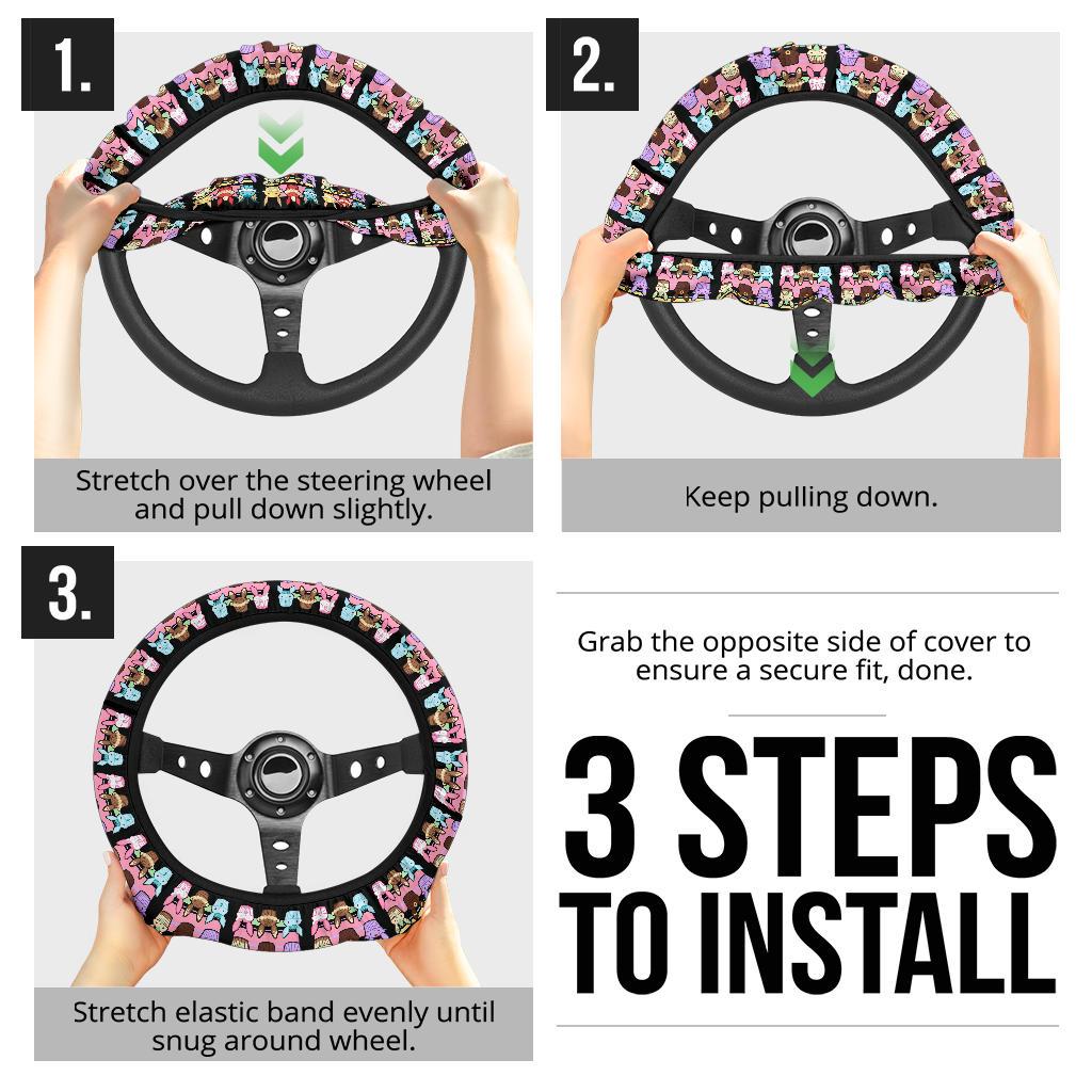 Arquivos Eeveelutions Car Steering Wheel Cover 3