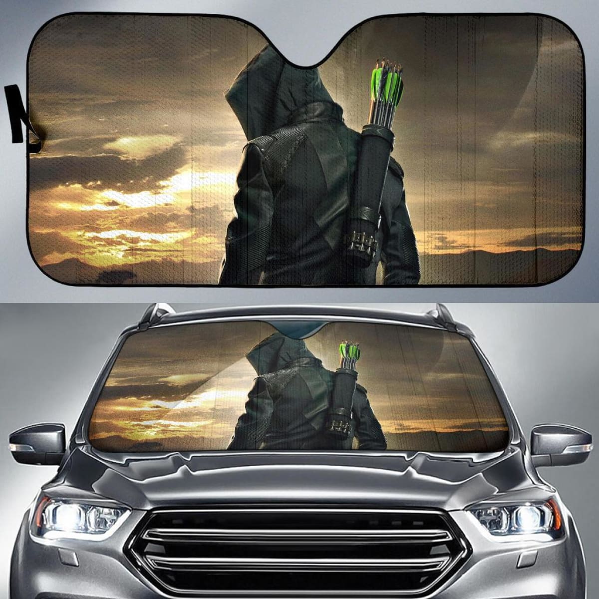 Arrow Season 8 Oliver Queen 2019 Car Sun Shade Universal Fit 225311