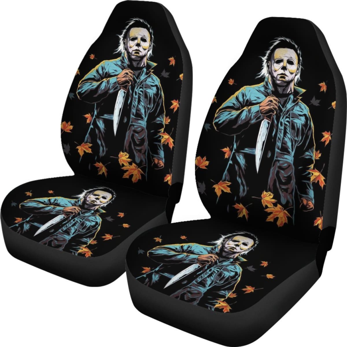 Art Michael Myers Halloween Car Seat Covers Movie Fan Gift Universal Fit 103530