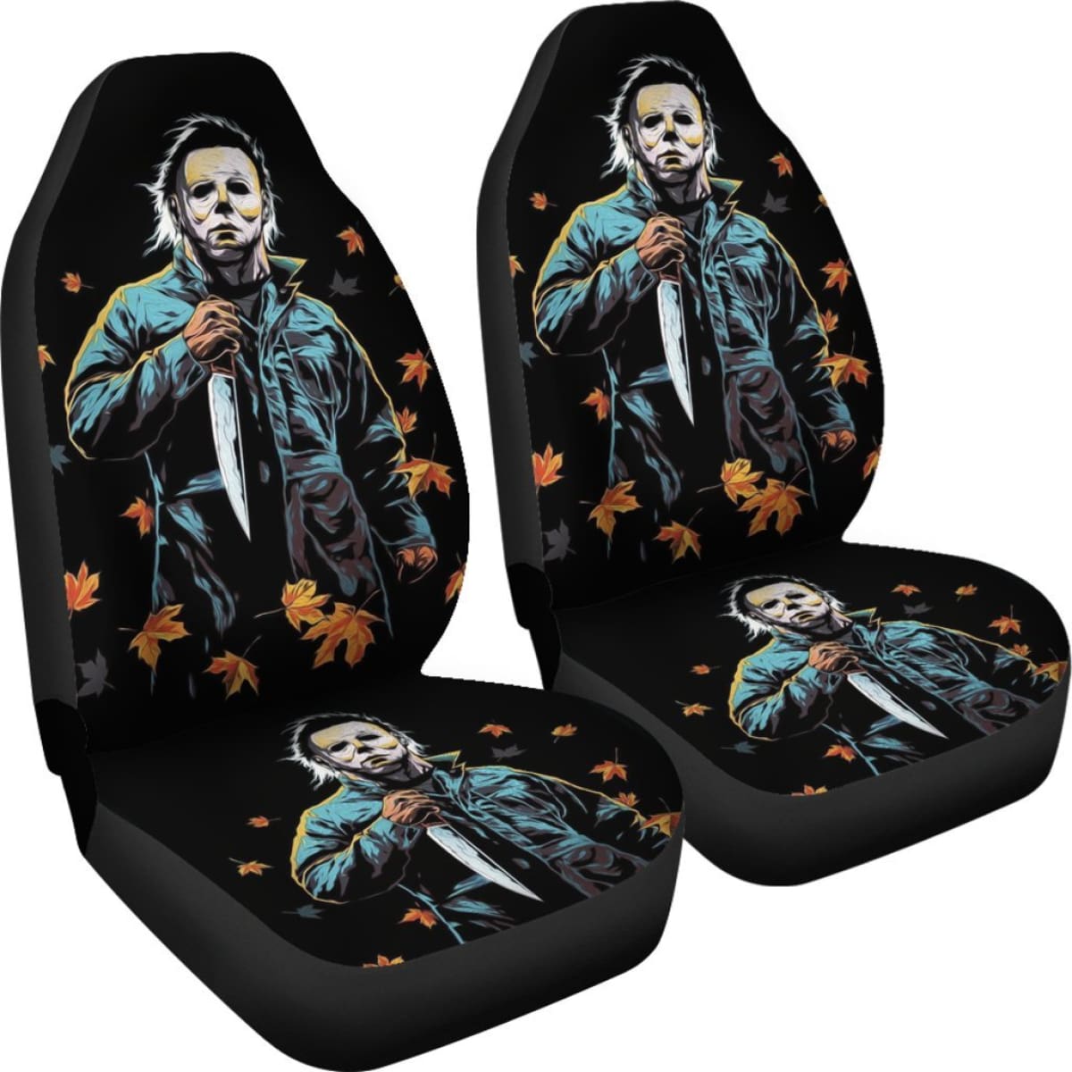 Art Michael Myers Halloween Car Seat Covers Movie Fan Gift Universal Fit 103530