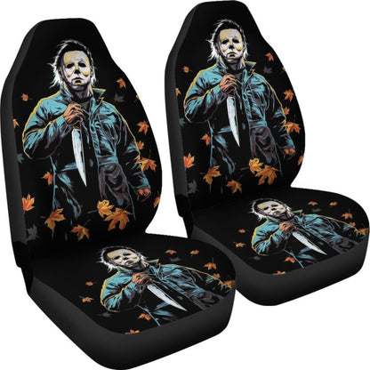 Art Michael Myers Halloween Car Seat Covers Movie Fan Gift Universal Fit 103530