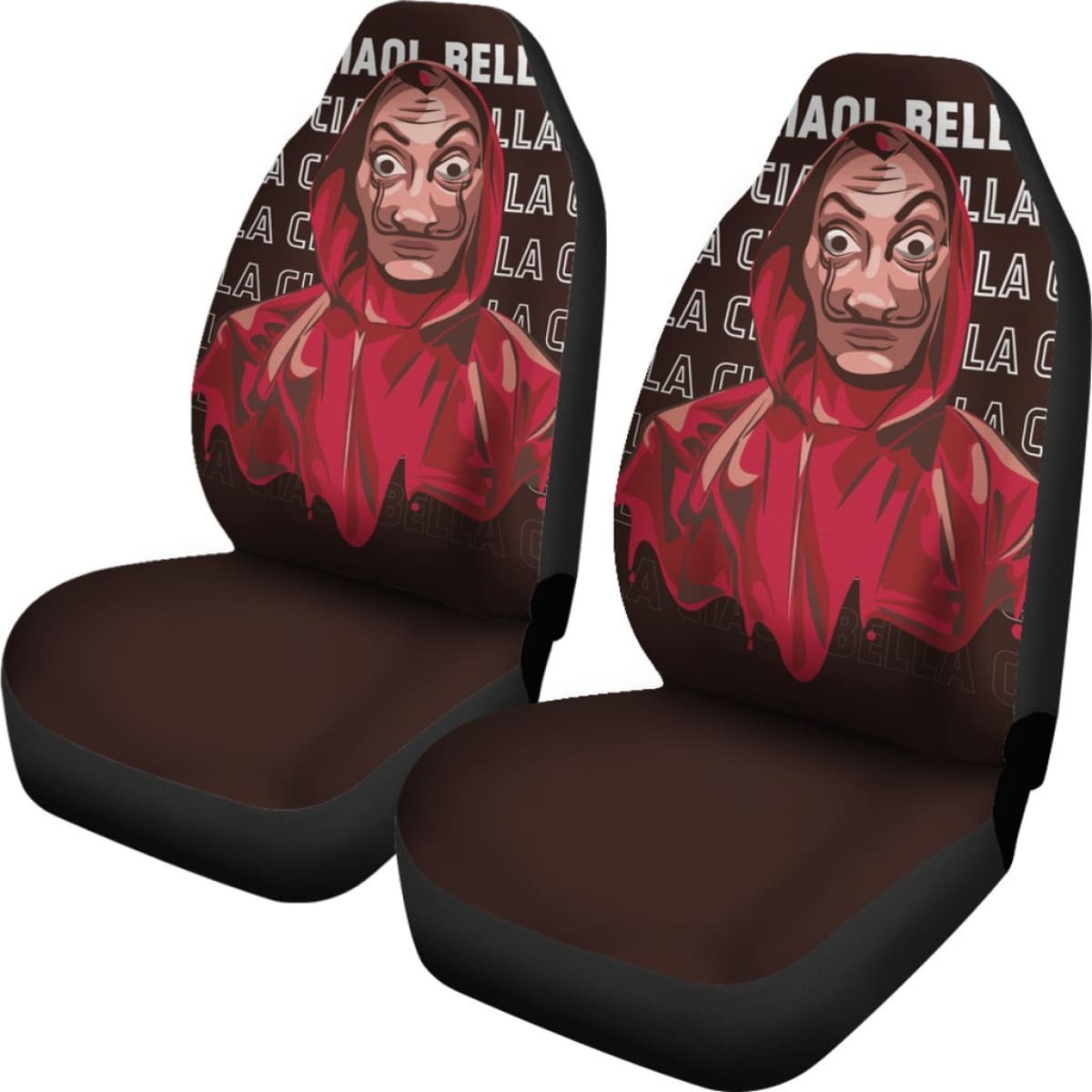 Art Money Heist La Casa De Papel Car Seat Covers Movie H051520 Universal Fit 072323