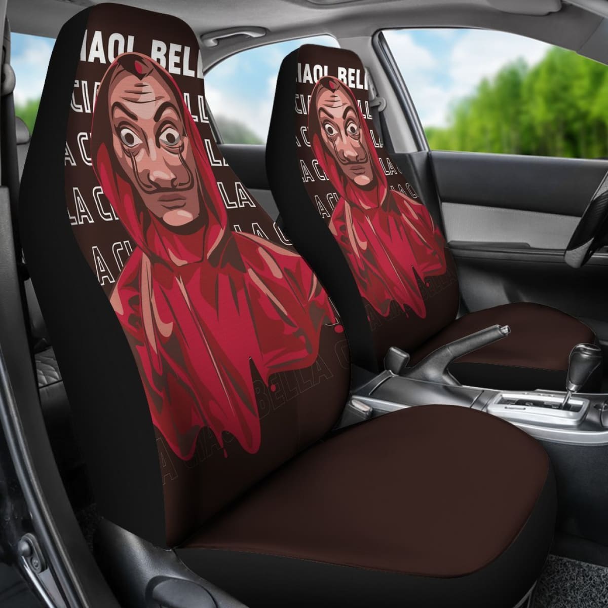 Art Money Heist La Casa De Papel Car Seat Covers Movie H051520 Universal Fit 072323