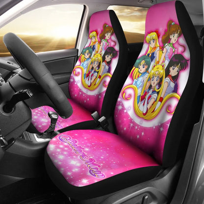 Art Sailor Moon Crystal Car Seat Covers Manga Fan Gift H031520 Universal Fit 225311