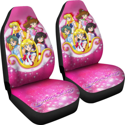 Art Sailor Moon Crystal Car Seat Covers Manga Fan Gift H031520 Universal Fit 225311