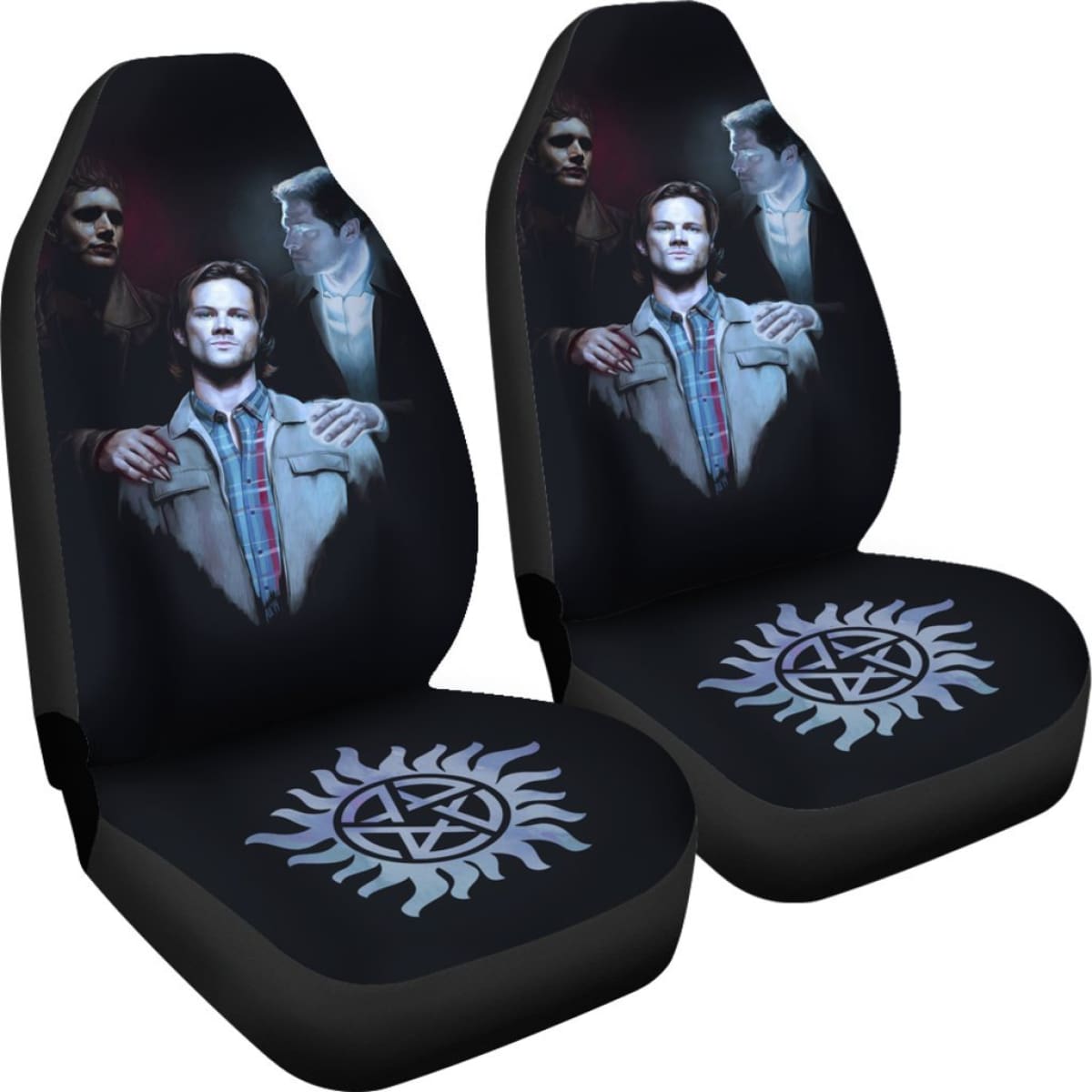 Art Supernatural Car Seat Covers Movie Fan Gift H040320 Universal Fit 225311
