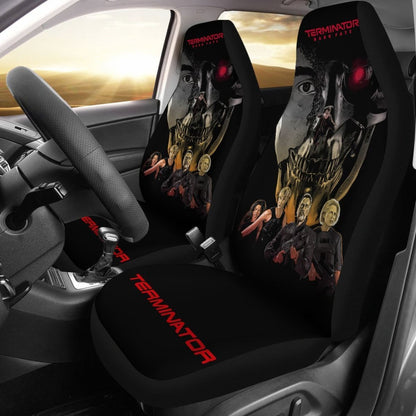 Art Terminator Dark Fate Car Seat Covers Movie Fan Gift H040620 Universal Fit 225311