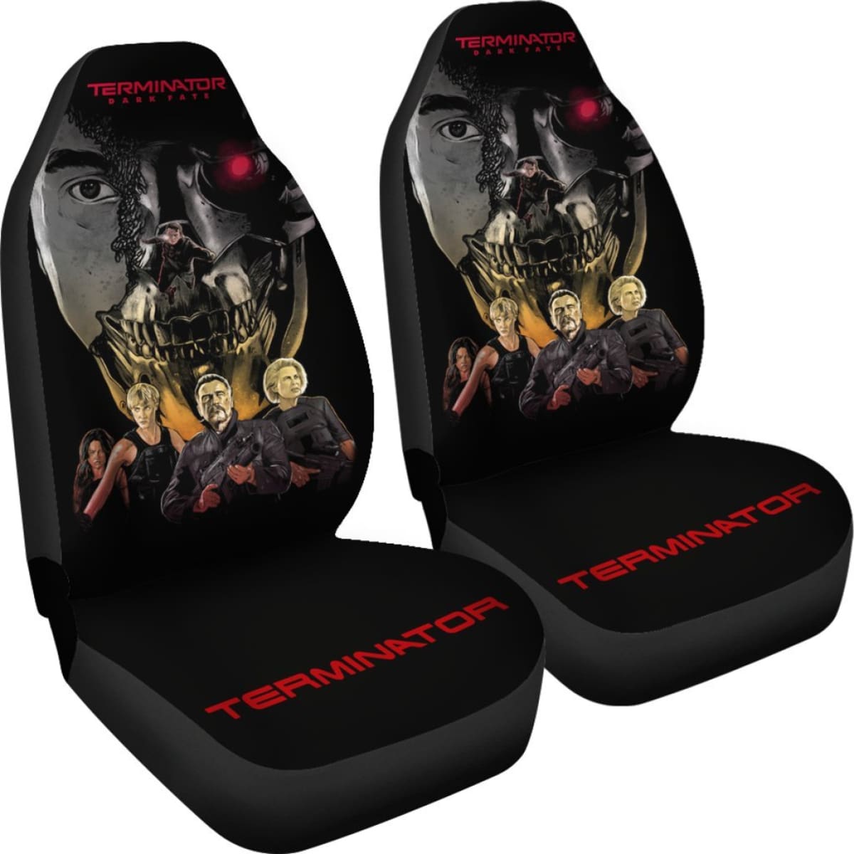 Art Terminator Dark Fate Car Seat Covers Movie Fan Gift H040620 Universal Fit 225311