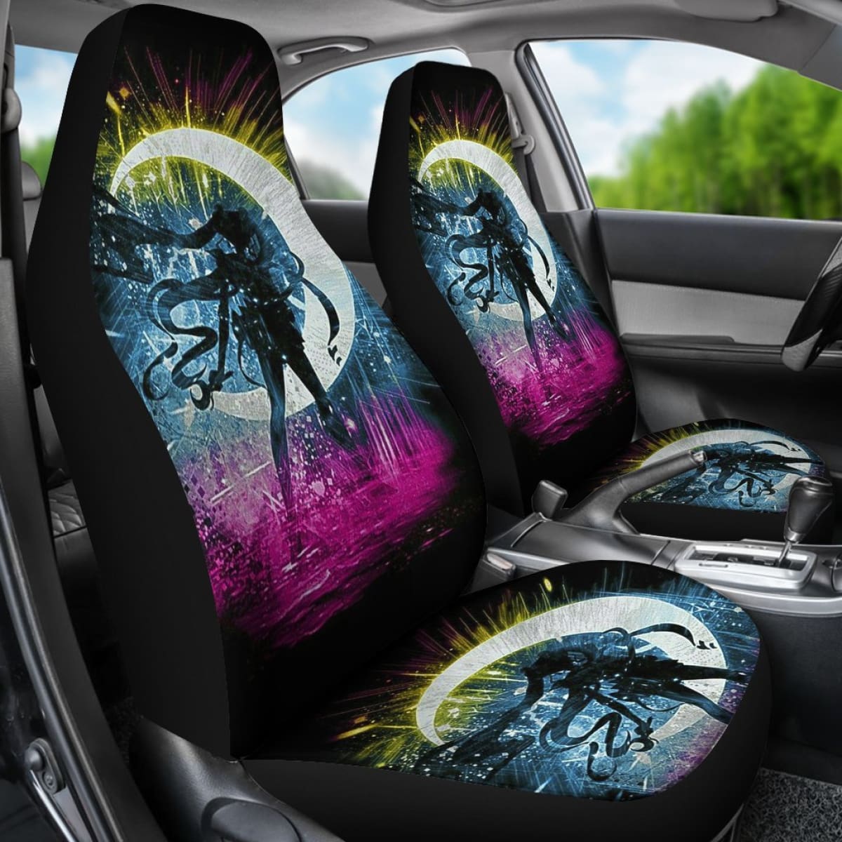 Art Usagi Tsukino Sailor Moon Car Seat Covers Manga H031620 Universal Fit 225311