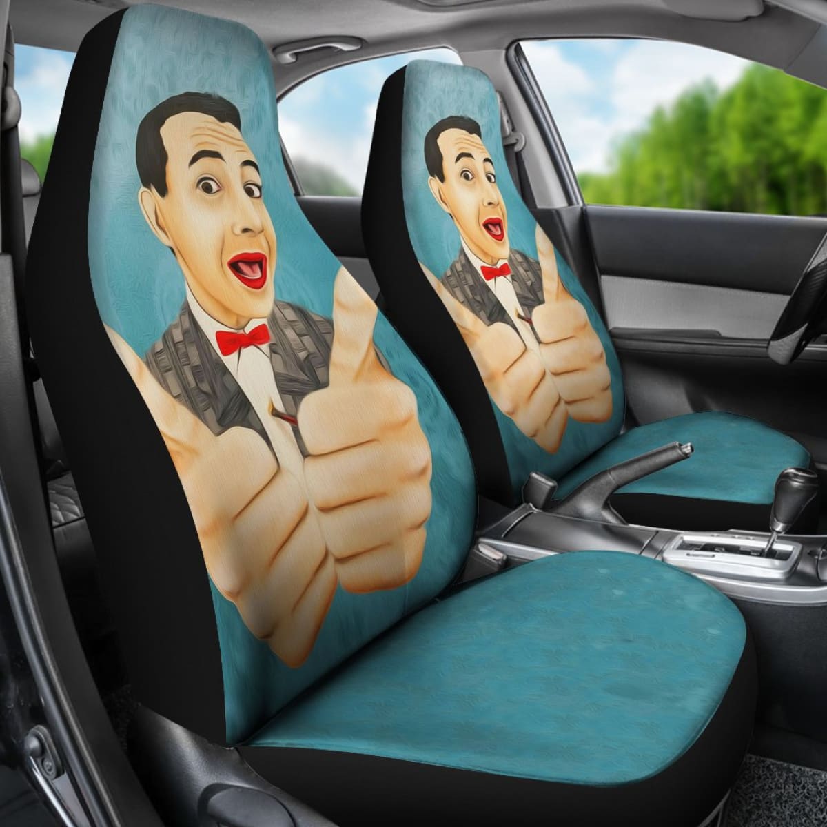 Art Wee Pee Herman Car Seat Covers Amazing Gift Ideas Universal Fit 173905
