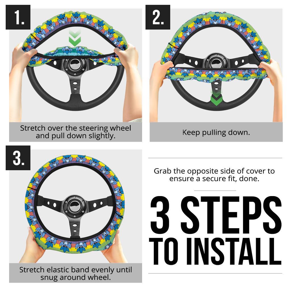 Articuno Car Steering Wheel Cover