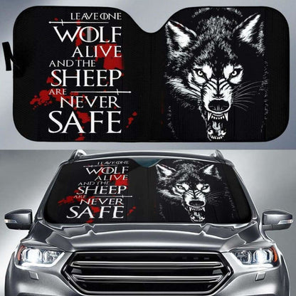 Arya Stark - Leave One Wolf Alive Auto Sun Shades Universal Fit 112611