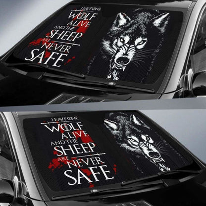 Arya Stark - Leave One Wolf Alive Auto Sun Shades Universal Fit 112611
