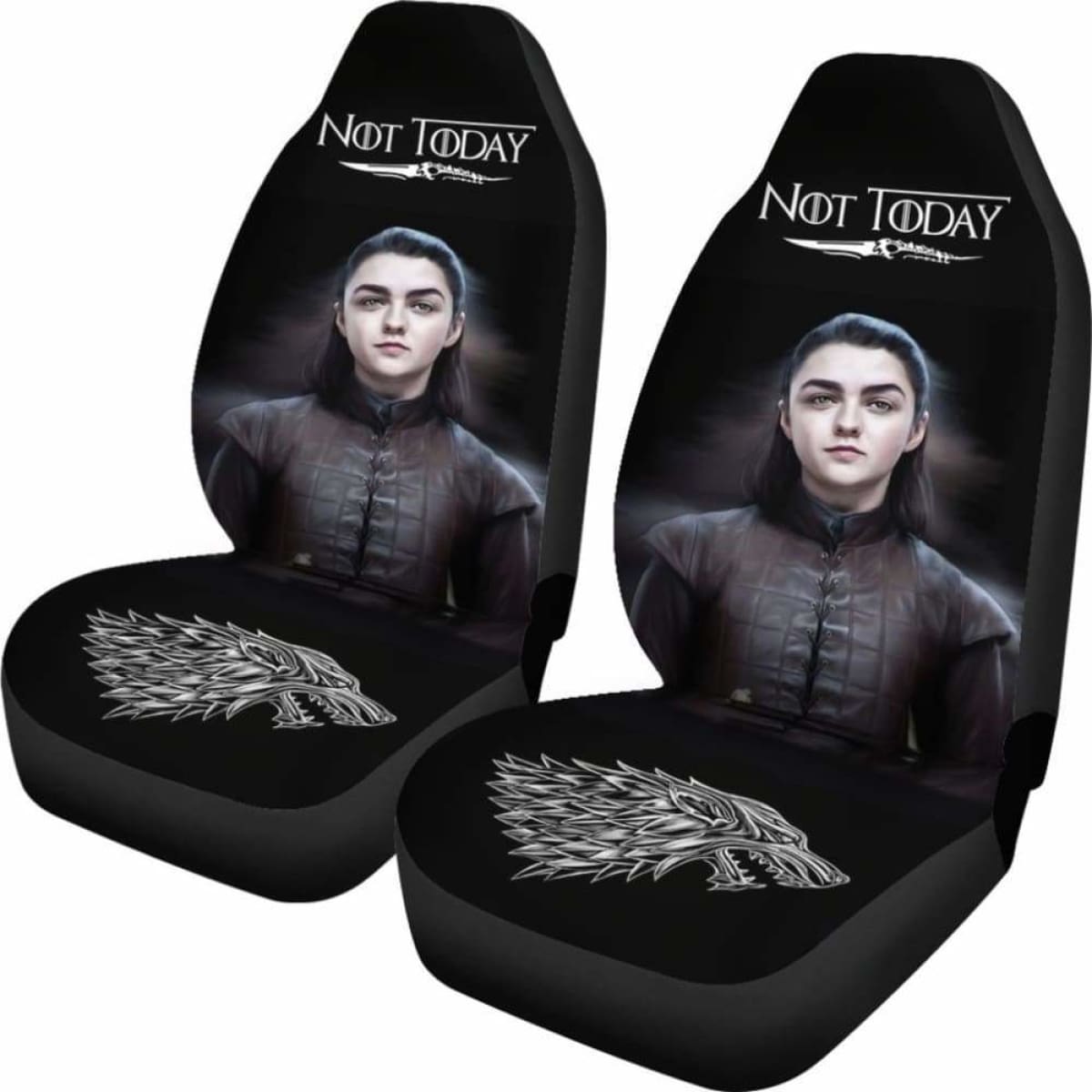 Arya Stark Not Today Car Seat Covers Universal Fit