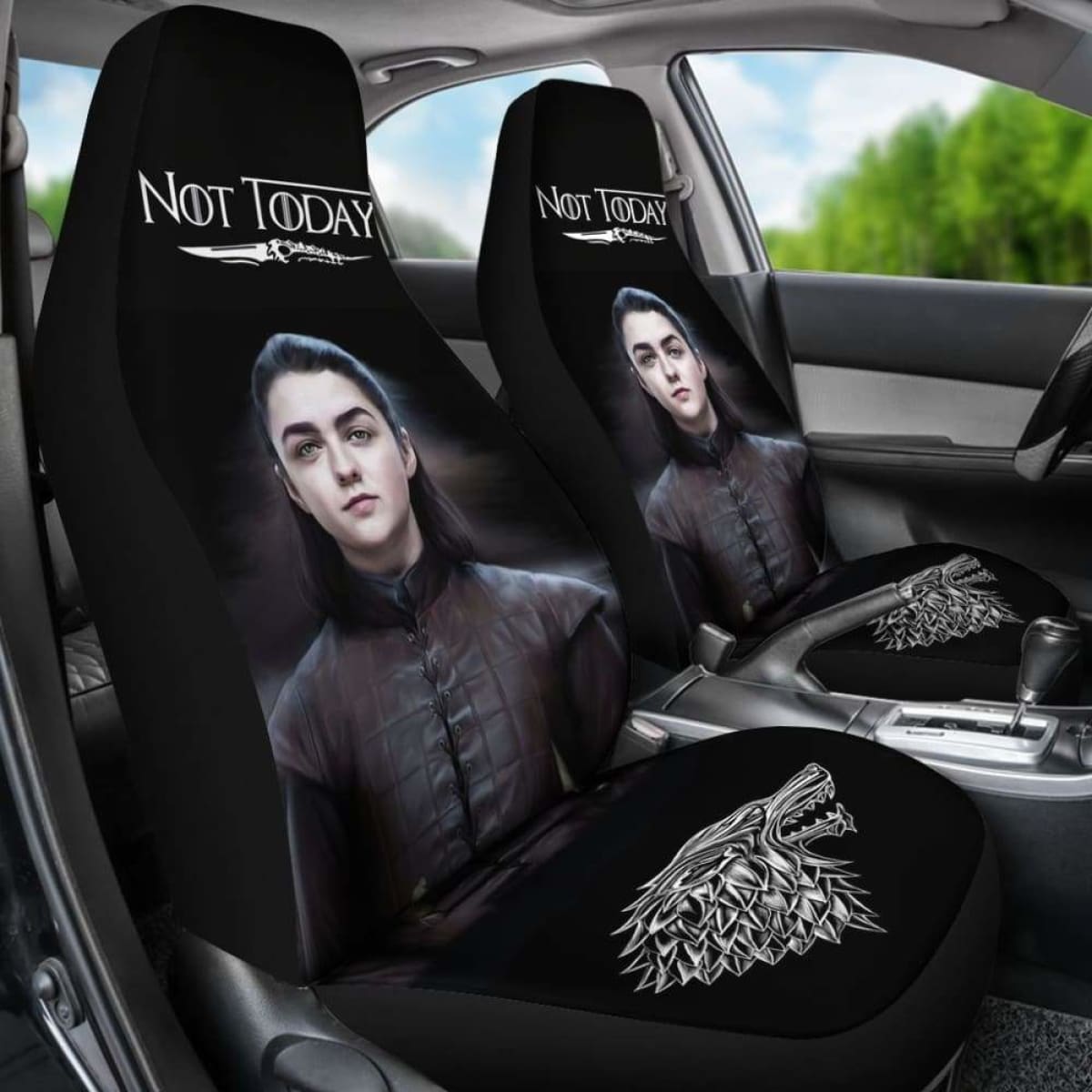 Arya Stark Not Today Car Seat Covers Universal Fit