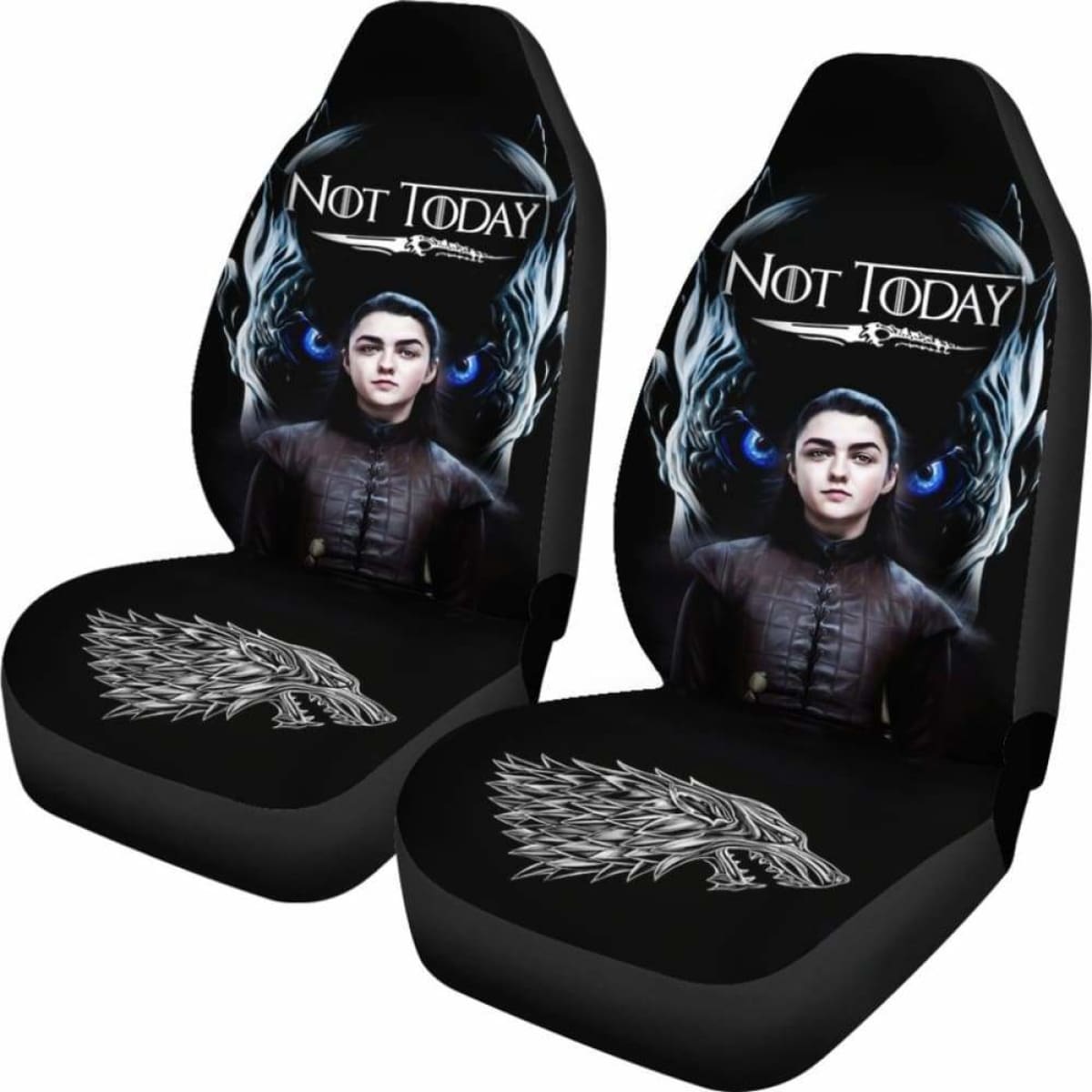 Arya Vs Night King Car Seat Covers Universal Fit 051012