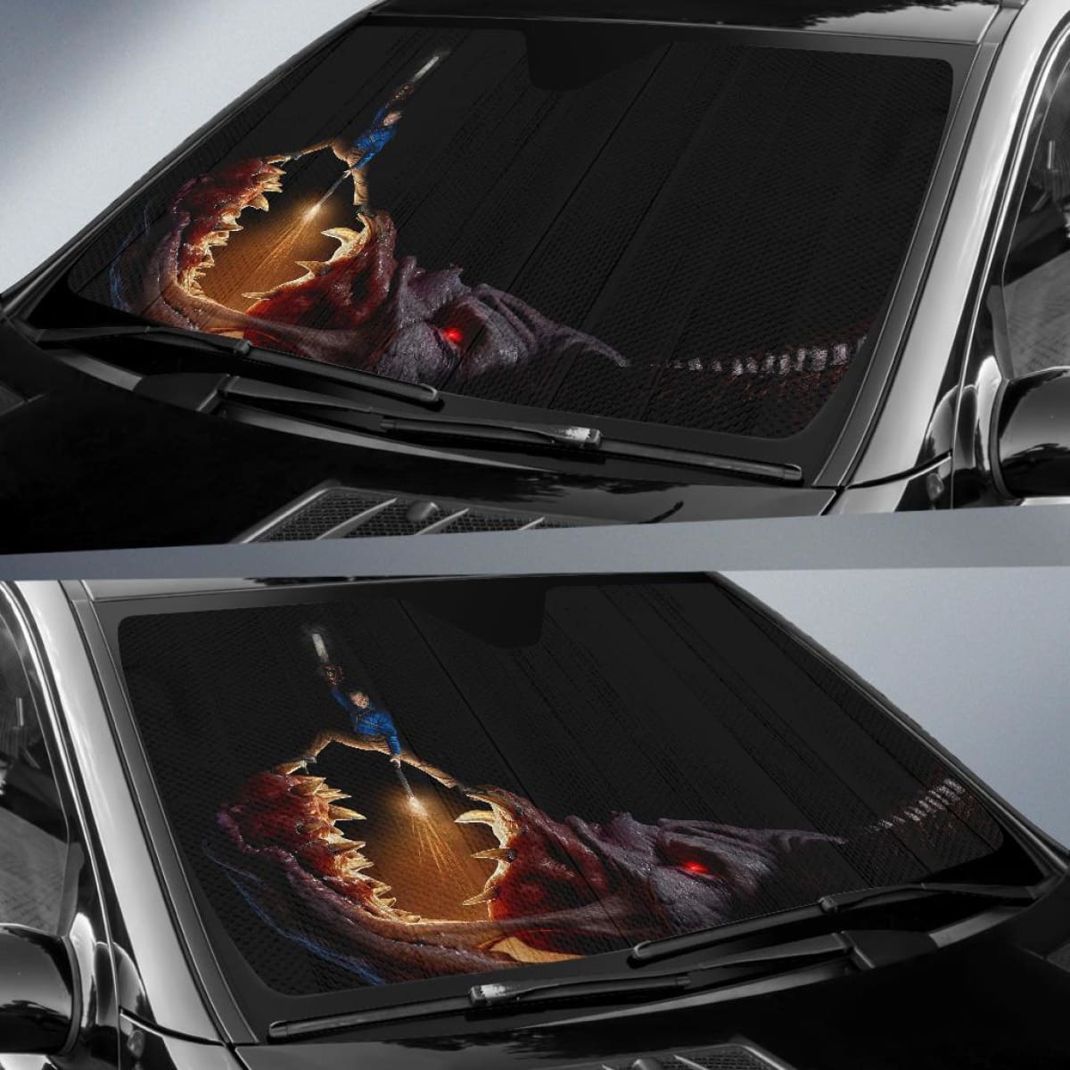Ash Vs Evil Dead Car Sun Shade Universal Fit 225311