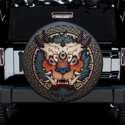 Asian Unicorn Car Spare Tire Cover