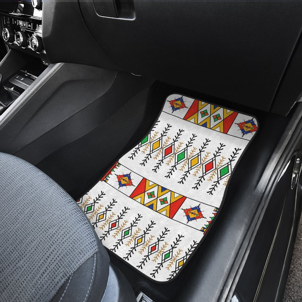 Asiri Pattern Car Floor Mats Custom Traditional Qatar Car Accessories