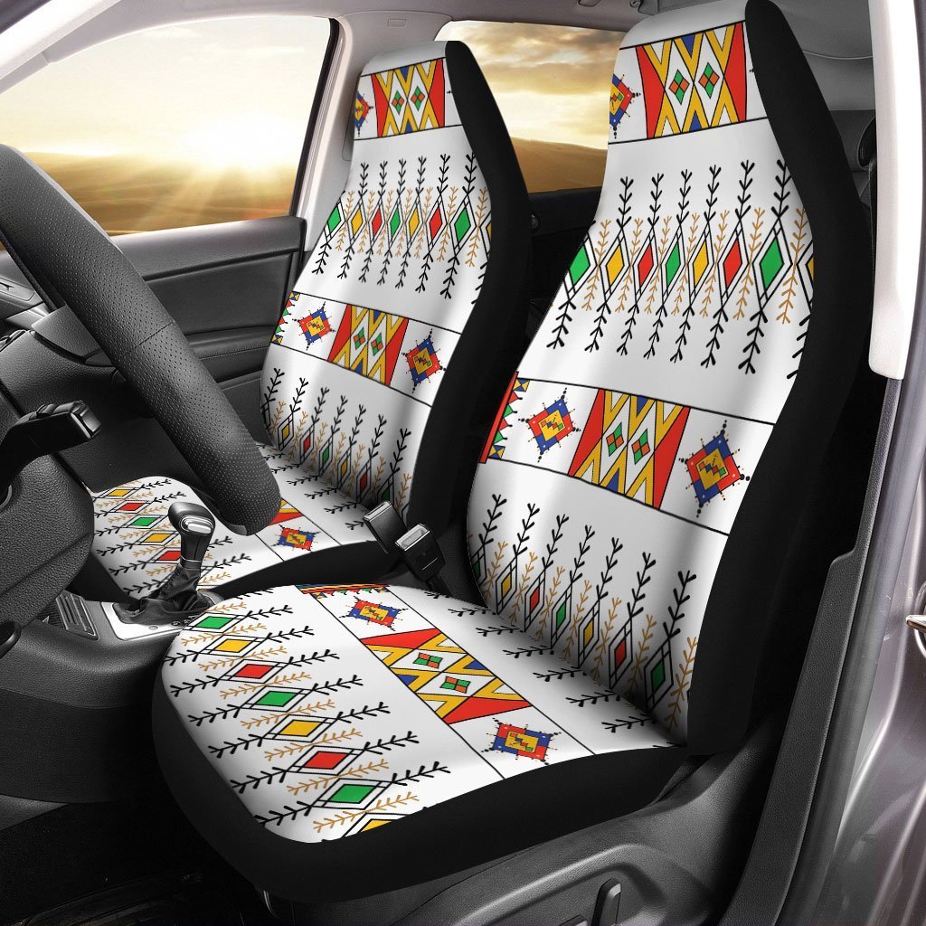 Asiri Pattern Car Seat Covers Custom Traditional Qatar Car Accessories