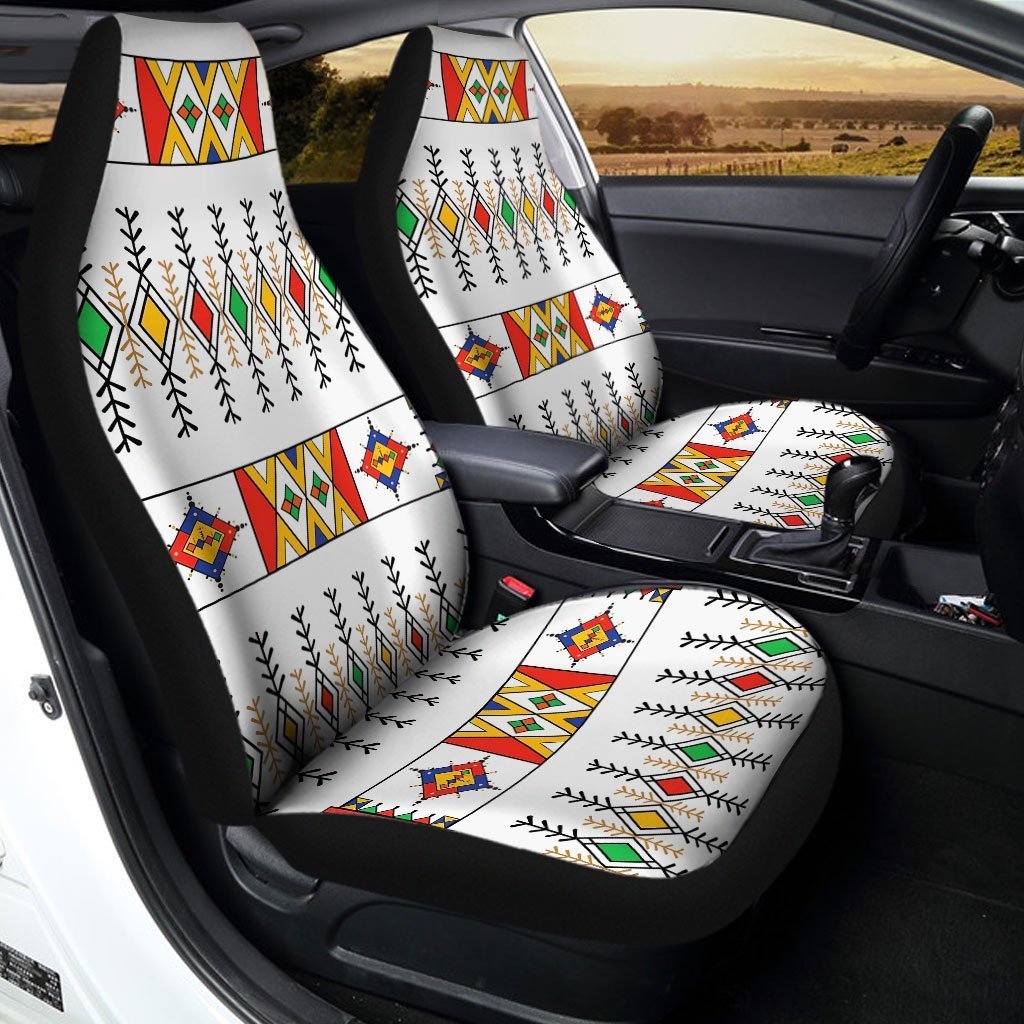 Asiri Pattern Car Seat Covers Custom Traditional Qatar Car Accessories