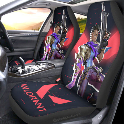Astra Car Seat Covers Custom Valorant Agent