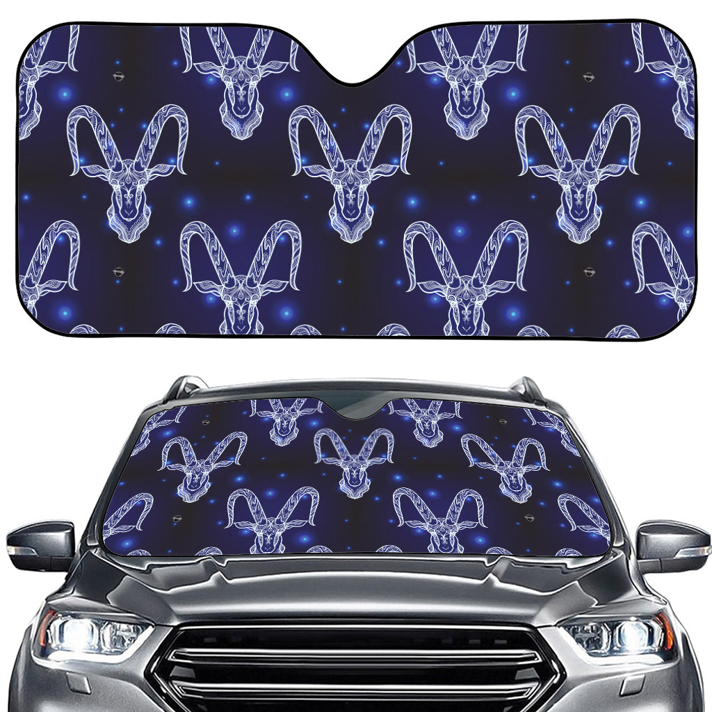 Astrology Capricorn Sign Print Car Windshield Sun Shade