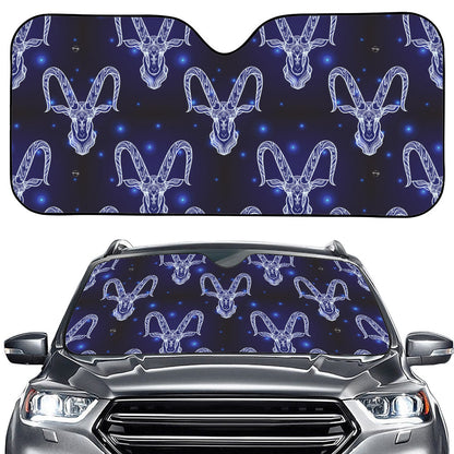 Astrology Capricorn Sign Print Car Windshield Sun Shade