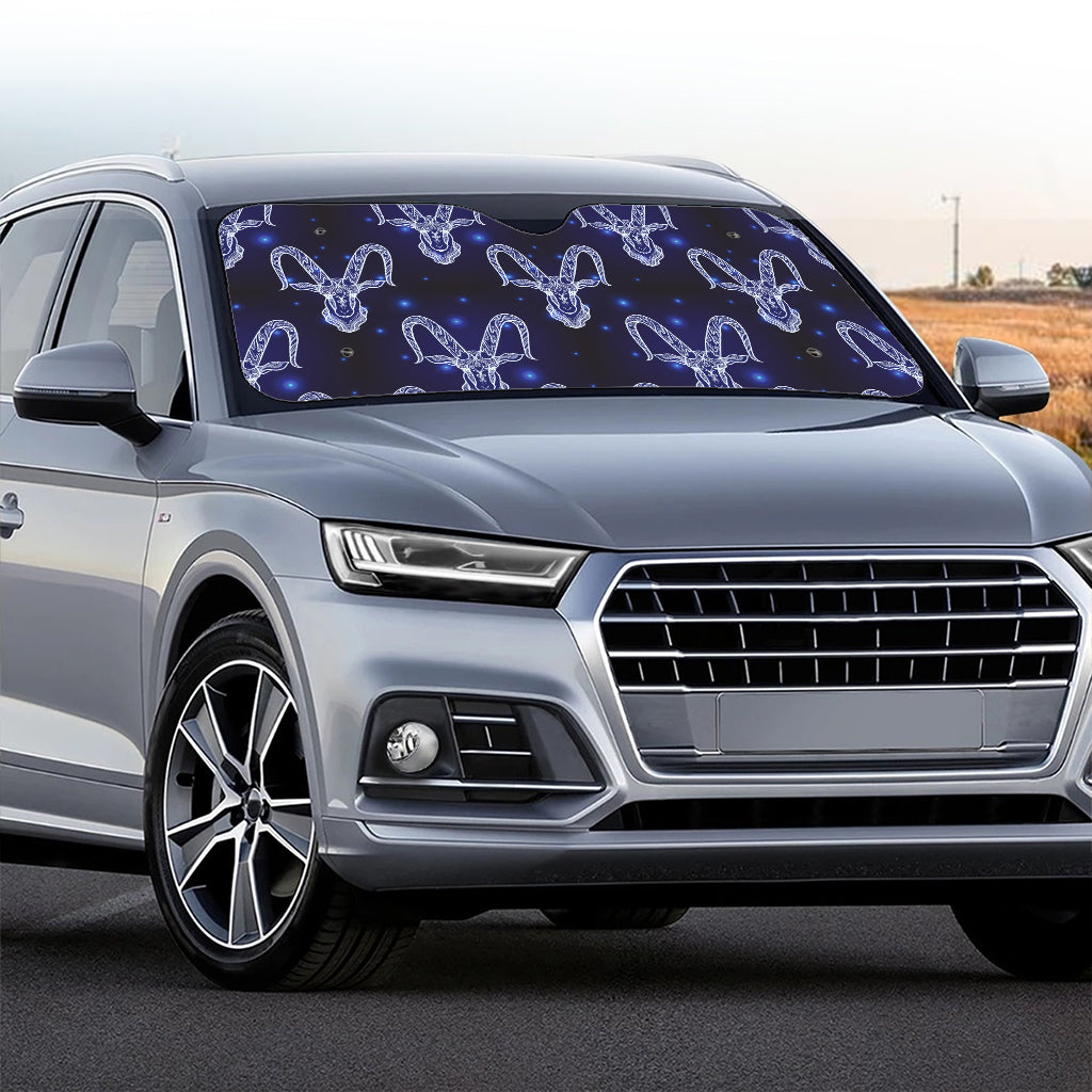 Astrology Capricorn Sign Print Car Windshield Sun Shade