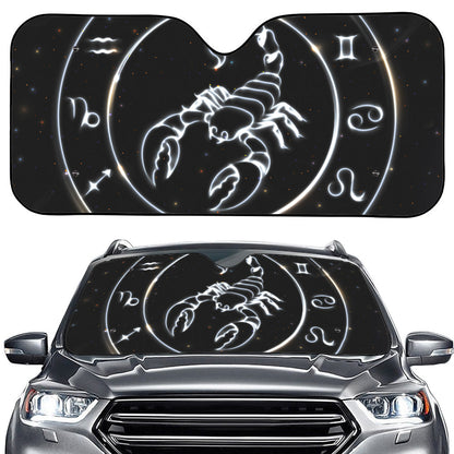 Astrology Scorpio Sign Print Car Windshield Sun Shade