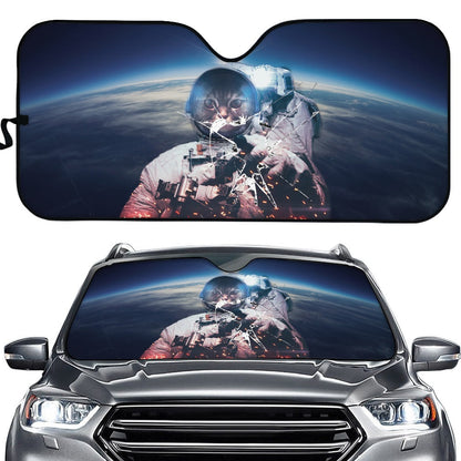 Astronaut Cat Car Auto Sunshades