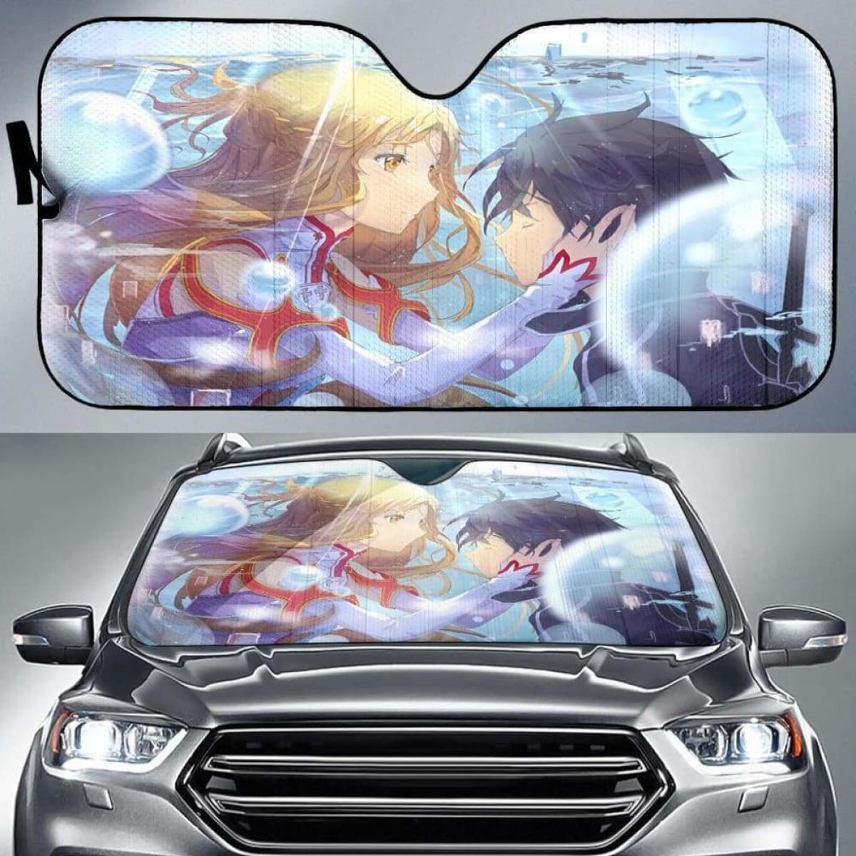 Asuna Kirito Auto Sun Shade 918b Universal Fit