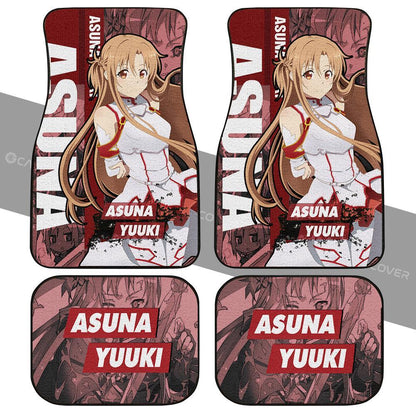 Asuna Yuuki Car Floor Mats Custom Sword Art Online Anime Car Accessories