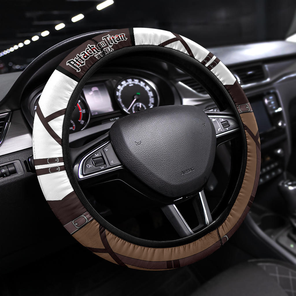 Attack On Titan Anime Car Steering Wheel Cover
