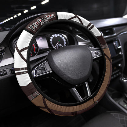Attack On Titan Anime Car Steering Wheel Cover