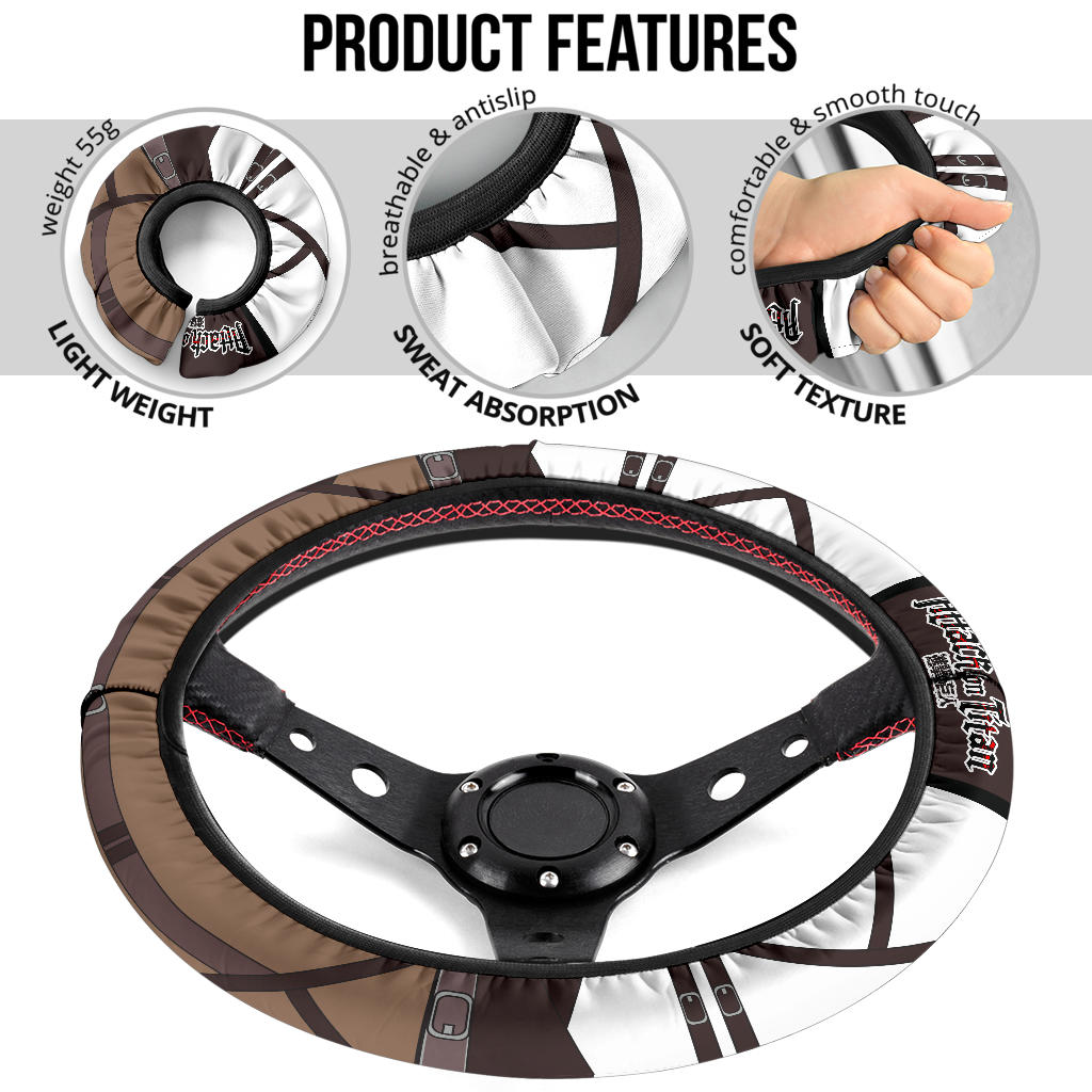Attack On Titan Anime Car Steering Wheel Cover