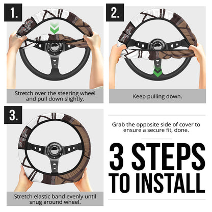 Attack On Titan Anime Car Steering Wheel Cover