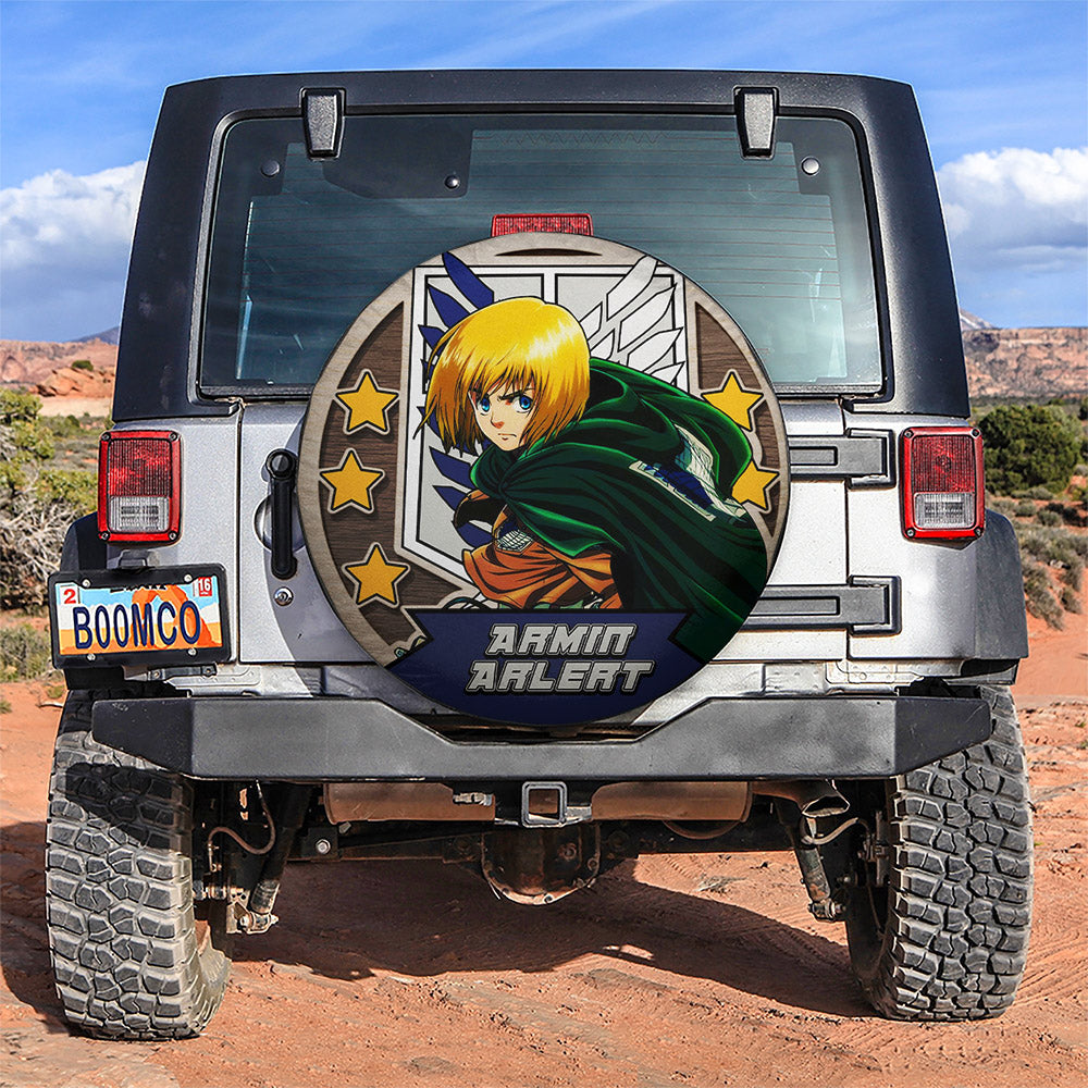 Attack On Titan Armin Arlert Jeep Car Spare Tire Cover