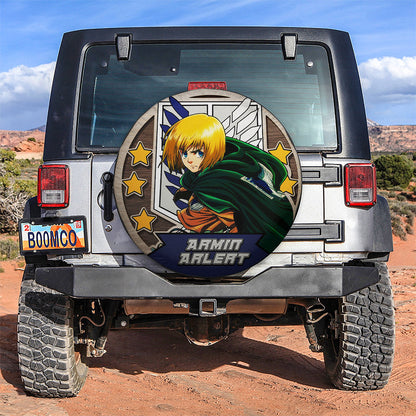 Attack On Titan Armin Arlert Jeep Car Spare Tire Cover