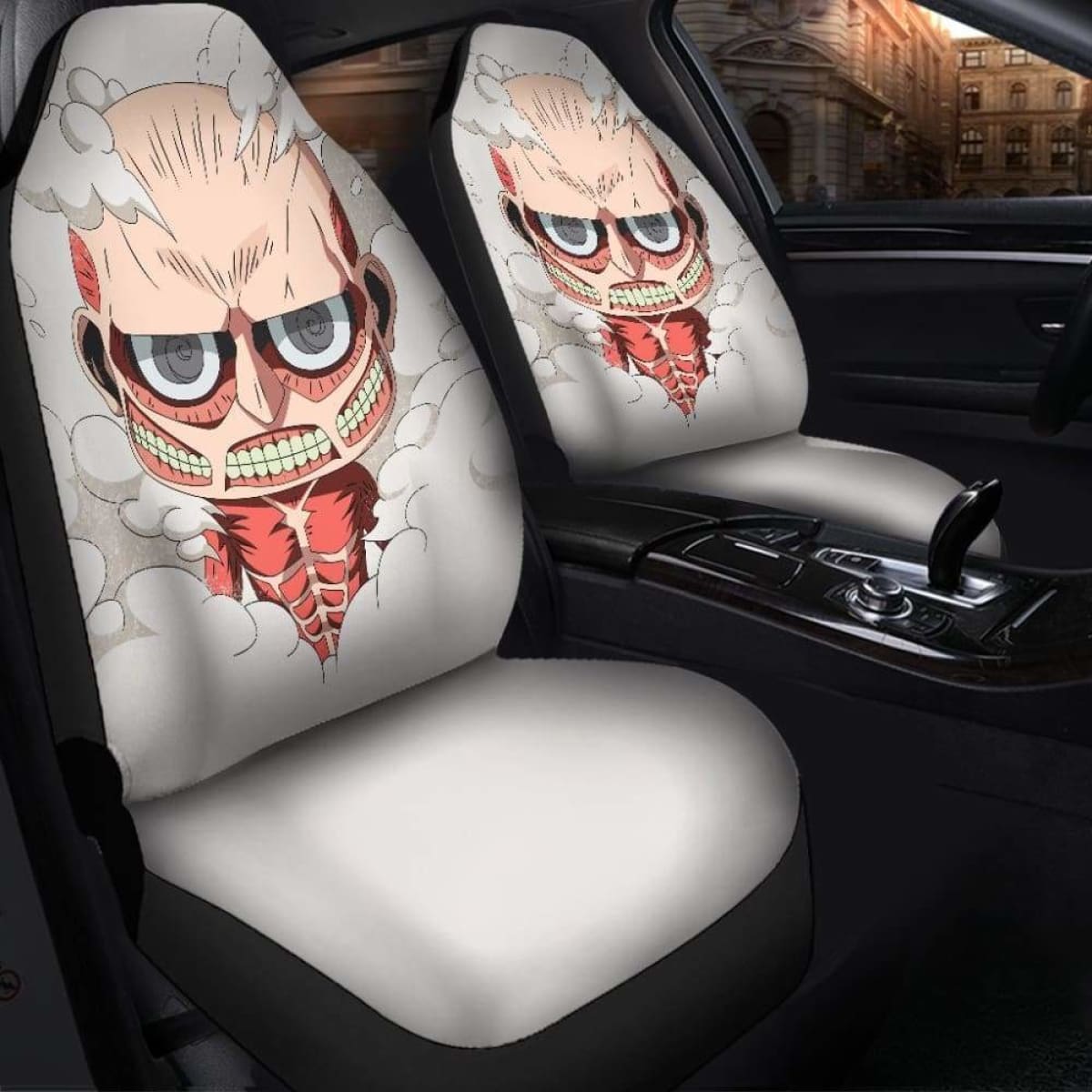 Attack On Titan Chibi Cute Seat Covers 101719 Universal Fit
