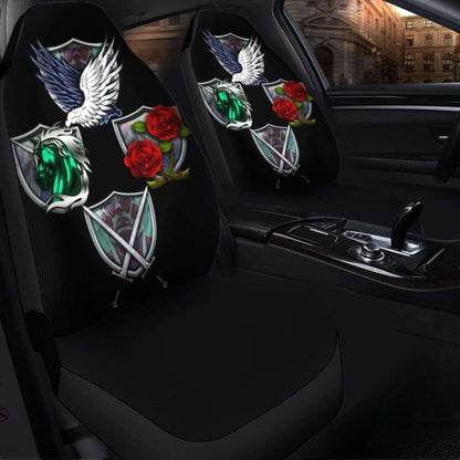 Attack On Titan Emblem Seat Covers 101719 Universal Fit