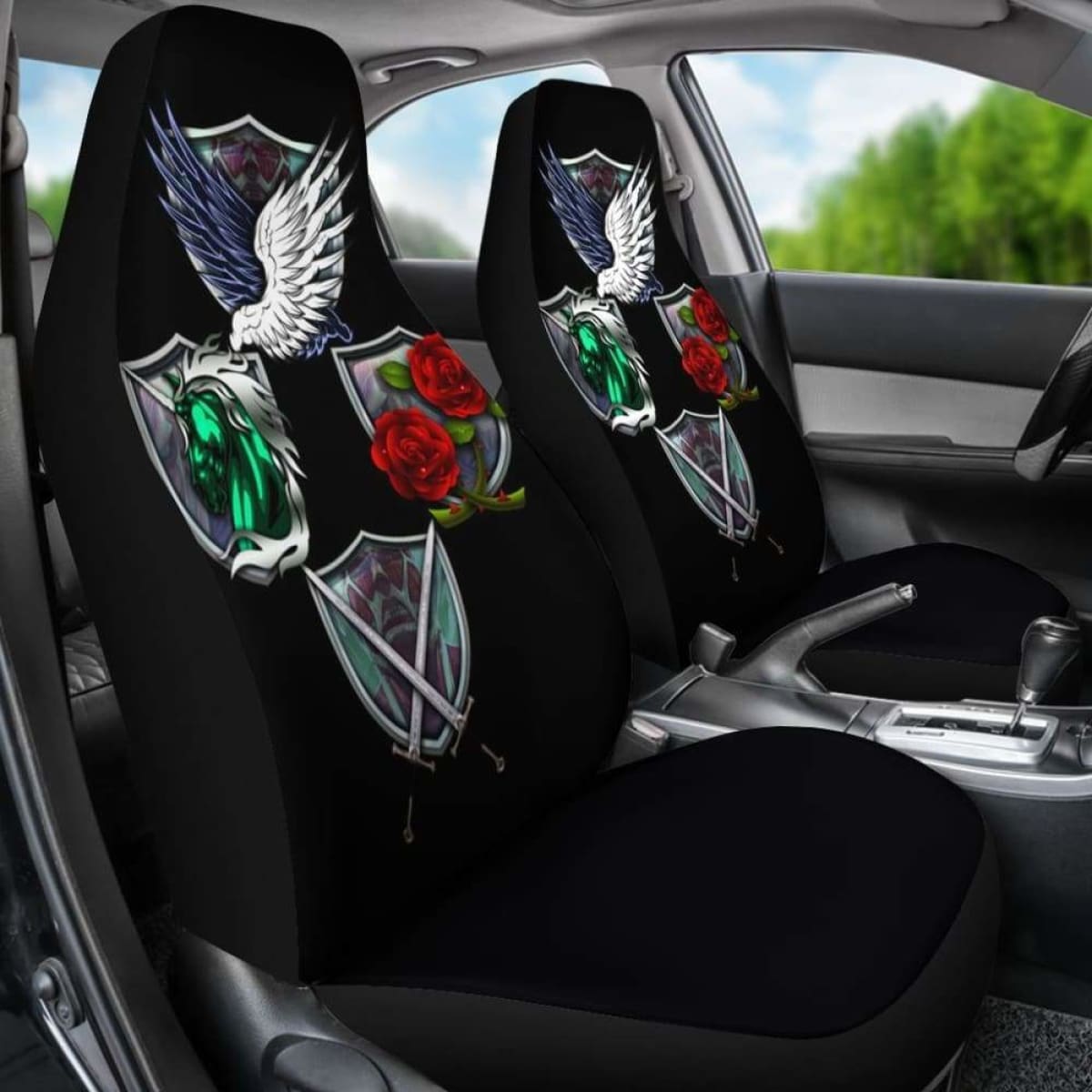 Attack On Titan Emblem Seat Covers 101719 Universal Fit