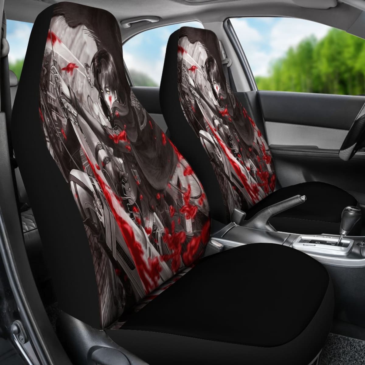 Attack On Titan Fight Seat Covers 1 Amazing Best Gift Ideas 2020 Universal Fit 090505