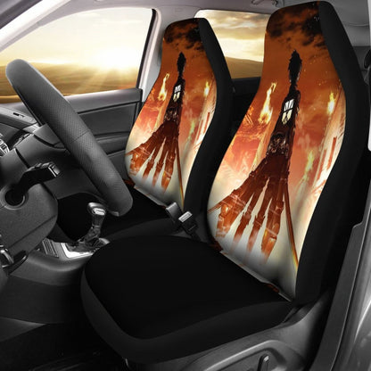Attack On Titan Fire Seat Covers Amazing Best Gift Ideas 2020 Universal Fit 090505