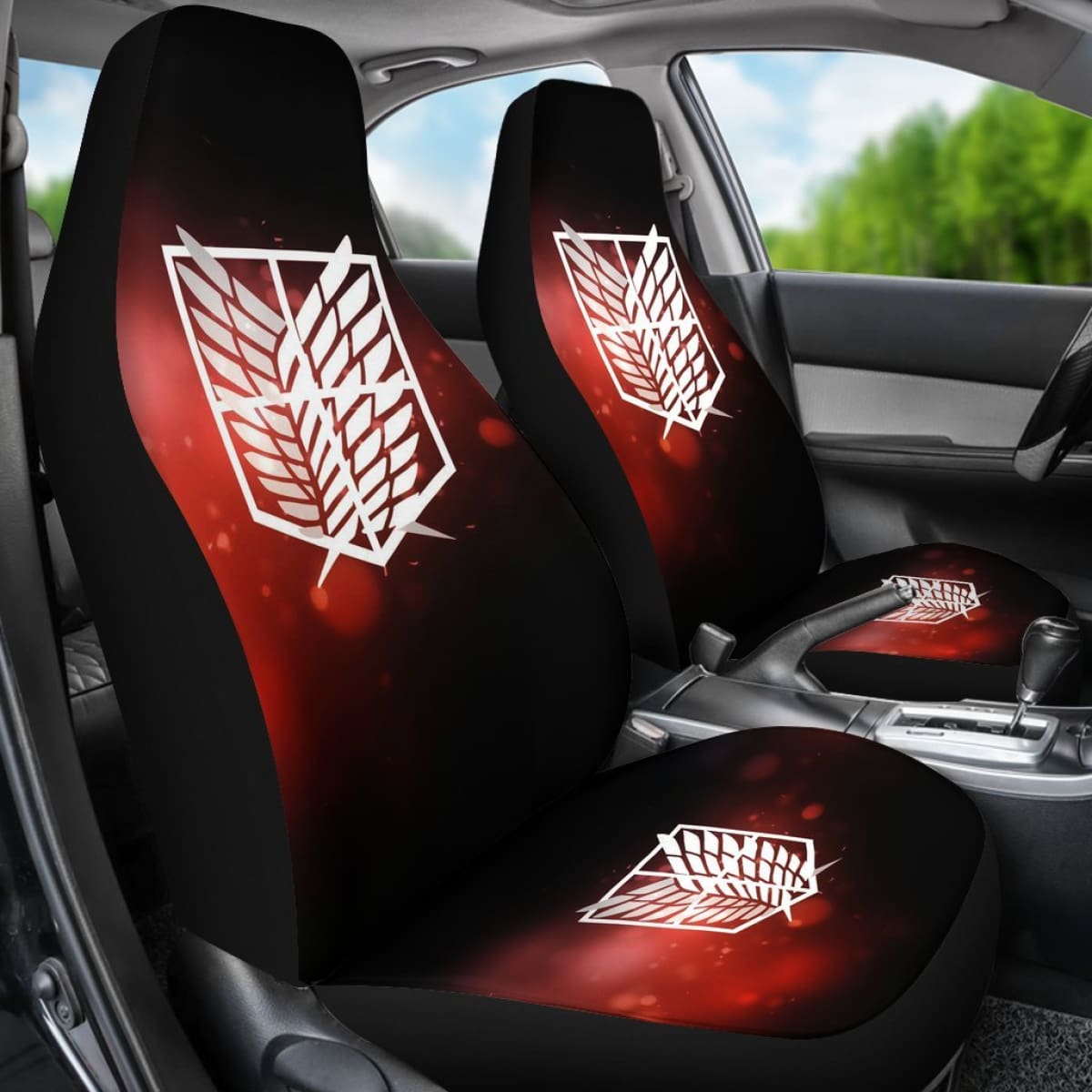 Attack On Titan Logo Seat Covers 1 Amazing Best Gift Ideas 2020 Universal Fit 090505