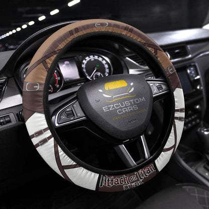 Attack On Titan Uniform Anime Steering Wheel Cover Custom Anime Car Accessories